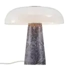DFTP by Nordlux Lampada Da Tavolo Glossy Marmo e Vetro Grigio | 320mm - Adatto per 1x E27