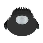 Nordlux Downlight Albric Aluminium Nero 8W 590lm 38D - 927 | 90mm - IP44 - Miglior Resa Cromatica - Dimmerabile