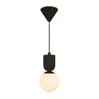 Nordlux Sadie Luce Pendente Composite Nero | Adatto per 1x E14
