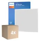 Confezione Multipack 4x Philips Pannello A LED CoreLine RC132V 26W 3600lm - 840 Bianco Freddo | 60x60cm - UGR 