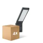 Confezione Multipack 4x Steinel Proiettore LED XLED Home Antracite 10.5W 550lm - 830 Luce Calda -  | IP44 - Sensore Di Movimento - Simmetrico
