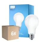 Confezione Multipack 6x Philips Corepro LED Bulbo E27 Pera Ghiaccio 17.5W 2452lm - 840 Bianco Freddo | Sostitutiva 150W