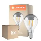 Confezione Multipack 6x Osram Classic LED E14 Sferica Filamento Chiara 4W 350lm - 827 Bianco Molto Caldo | Sostitutiva 31W