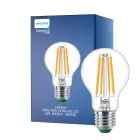 Philips MASTER LED Bulbo Ultra Efficient E27 Pera Chiara 4W 840lm - 830 Luce Calda | Sostitutiva 60W