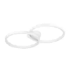 Eglo Luce da soffitto Amandolo Acciaio Bianca 19.5W 2400lm - 827-865 Regolabile Bianca + RGB | Dimmerabile