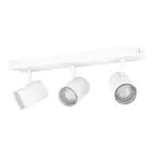 Eglo Soffitto Faretti Consuma 1 Acciaio Bianca | Adatto per 3x GU10