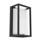 Eglo Luce Da Parete Genovese Aluminium Nero 10W 1050lm - 865 Luce Del Giorno | IP65